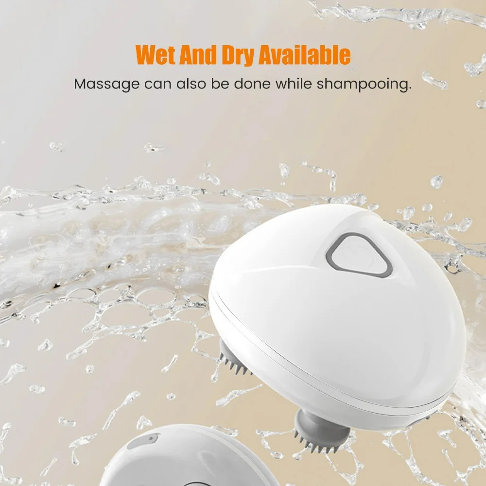 USB রিচার্জেবল ইলেকট্রিক স্ক্যাল্প ও বডি ম্যাসাজার - Image 3